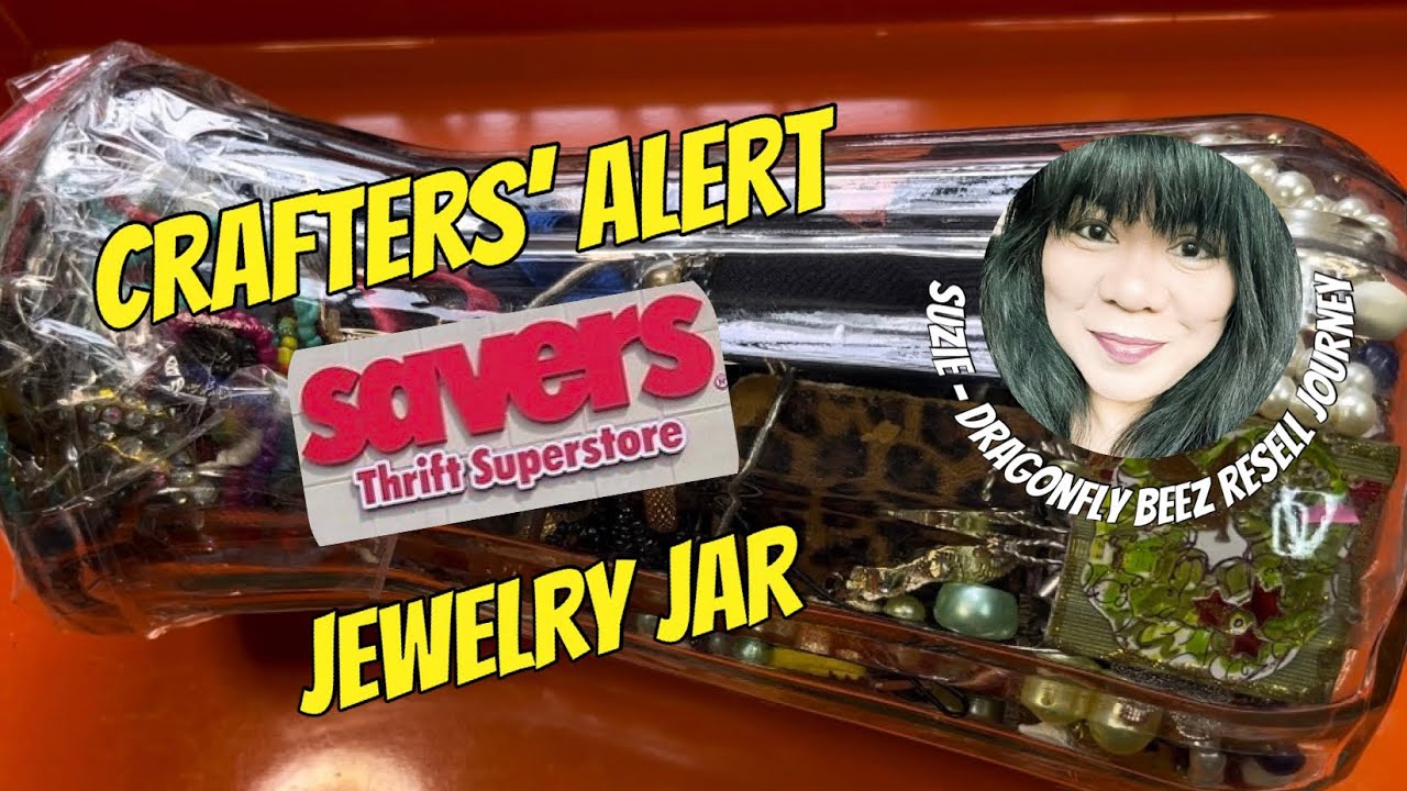 SAVERS’ JEWELRY JAR! LOTS OF CRAFT TO SHOW & SELL YouTube