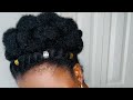 5 Minutes Natural Hairstyle Tutorial. (Very Detailed)