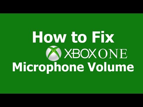 mic quiet on xbox one