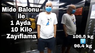 1 AYDA 10 KİLO NASIL GİTTİ ? Ameliyatsız Zayıflama | Mide Balonu Takılınca İlk Ay Yaşananlar