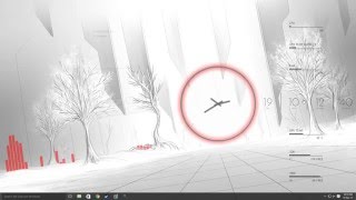 Rainmeter Setup #1 (Simplistic w/ Cutouts)