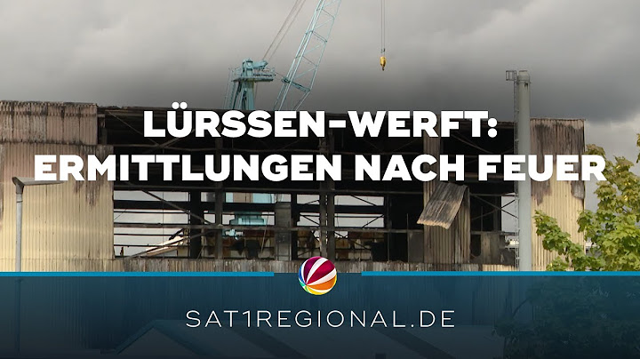 Lürssen-Werft: Ermittlungen nach Großfeuer zur Brandursache