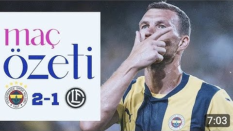 Fenerbahçe 2-1 Lugano Maç Özeti (30.07.2024)