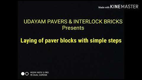 PAVER BLOCK LAYING STEP BY STEP VIDEO.