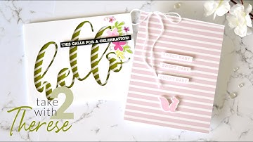 2 Easy Ways to Use Sentiment Strips on Cards | Take 2 With Therese