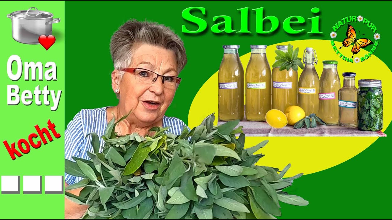 Multitalent Salvia - Salbeisirup und Salbeitinktur