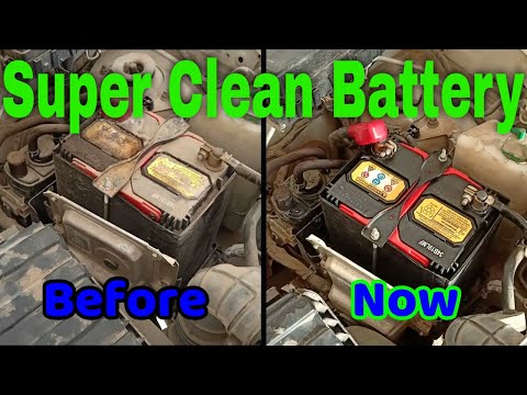 Clean Battery Terminals Without Disconnecting