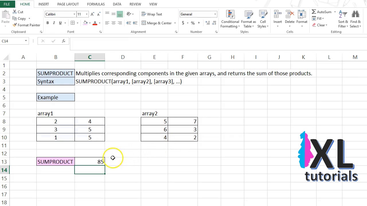 How To Use Sumproduct - YouTube