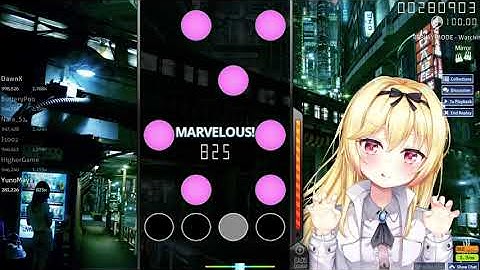 osu!mania | floating point (Drumcorps Remix) [99.98%, 998,117 SCORE!!] RANKED 3RD