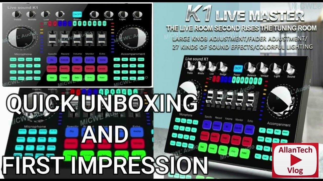 LIVE SOUND K1 QUICK UNBOXING AND FIRST IMPRESSION YouTube