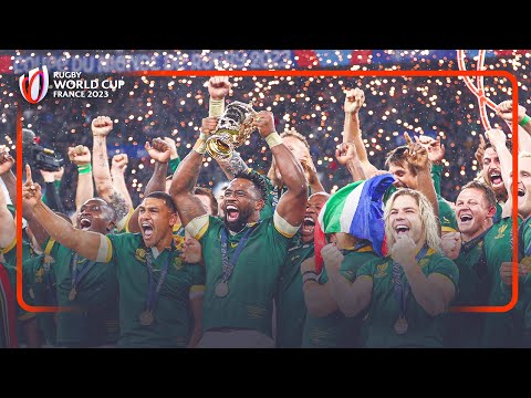 South africa lift the webb ellis cup for the fourth time! | rugby world cup 2023 final
