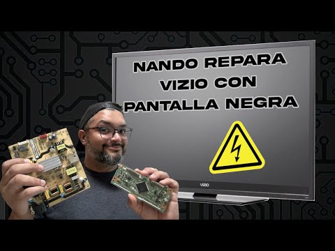 Cómo arreglar una pantalla negra en un televisor LED VIZIO en casa | Nando Repara