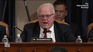 WATCH: Rep. Sensenbrenner’s full questioning of Jonathan Turley | Trump's first impeachment Wealth