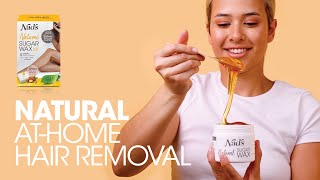How To Use Nads Natural Sugar Wax Step By Step Tutorial Demo Video