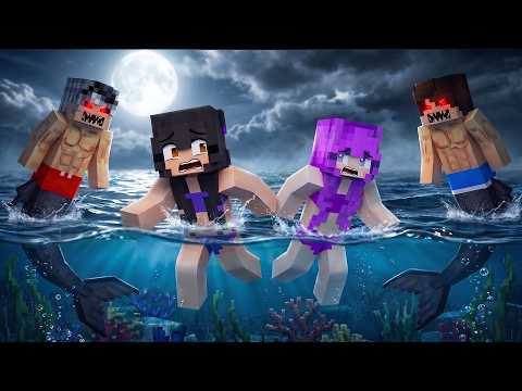 Gece 3'te Sakın Denizde Yüzmeyin - Minecraft