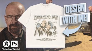 Design A Breaking Bad TShirt With Me! | Photoshop Tutorial