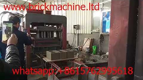 QT4-18 testing 9 inchs CONCRETE block for africa customers