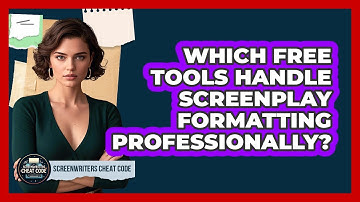 Which Free Tools Handle Screenplay Formatting Professionally?