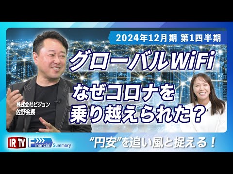 IRTV interviews「Financial summary」