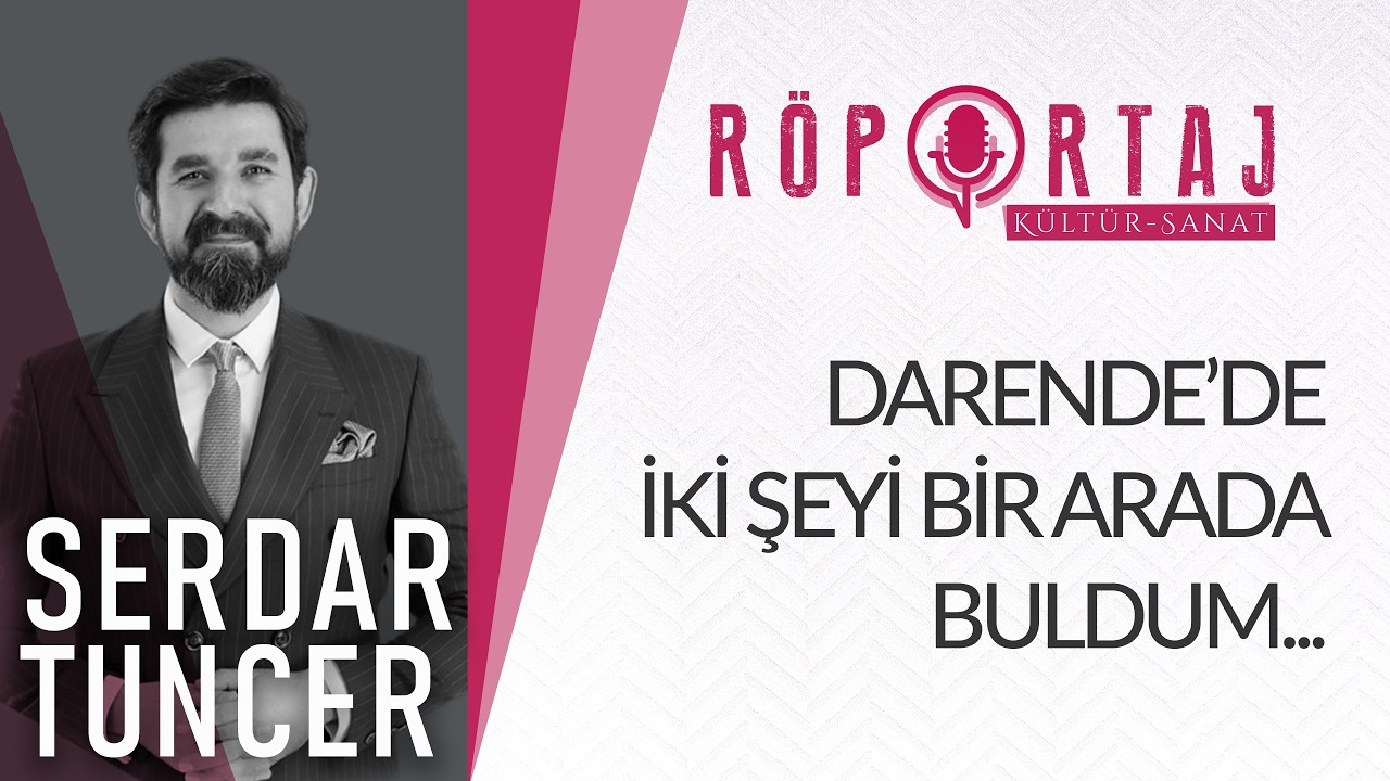 Serdar Tuncer ile Şiir | Röportaj Kültür-Sanat