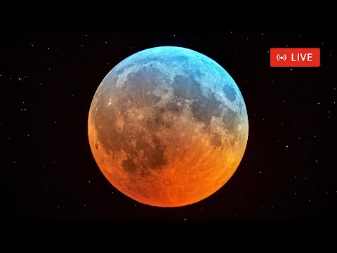Полное лунное затмение 7/8 сентября 2025. Прямой эфир