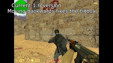 Counter-Strike 1.6 hitbox bug demonstration