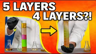 Density Column Experiment | What Happens When You Flip It ?