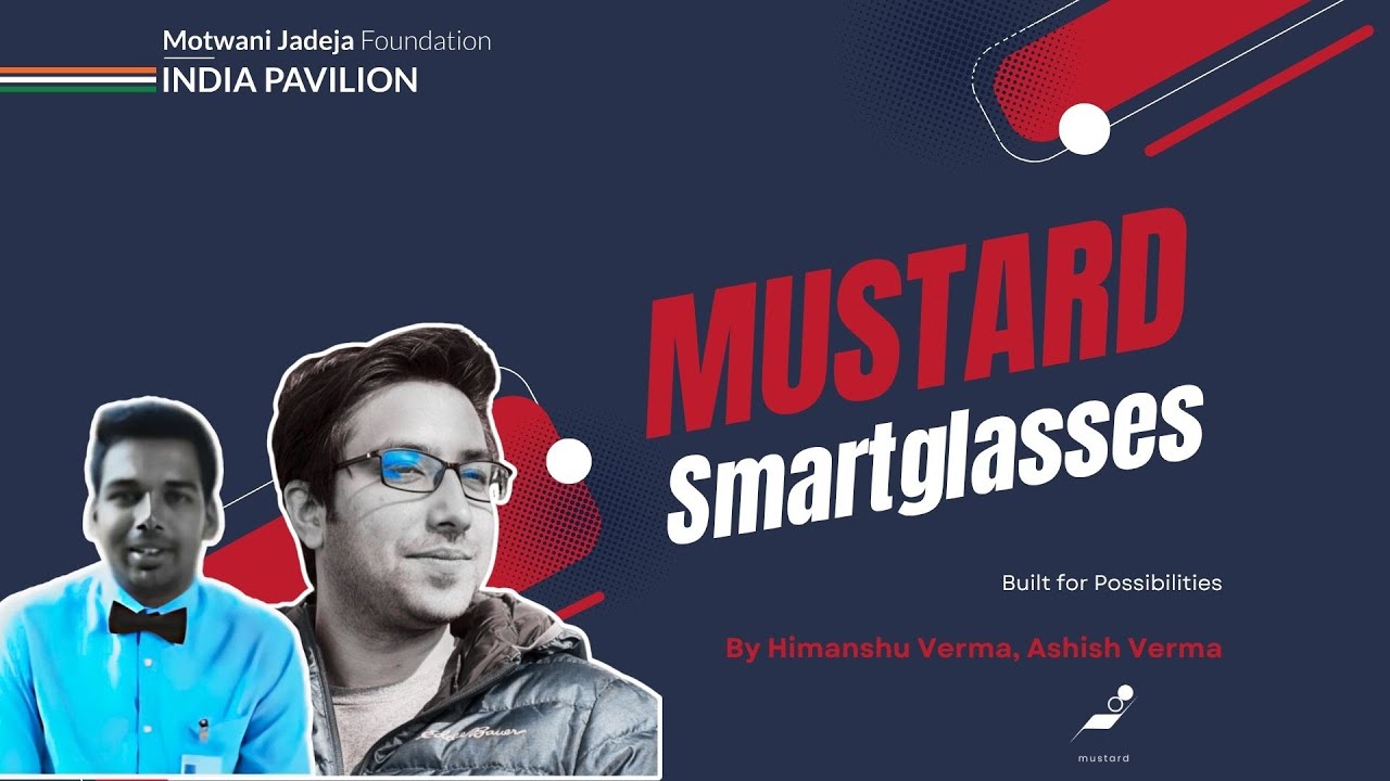 Mustard Smart Glasses | Privacy-First Wearable AR Innovation | CES 2025 India Pavilion