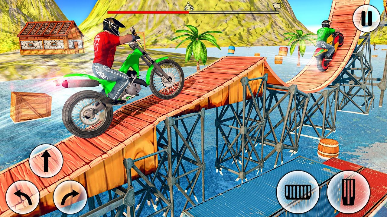 Bike Stunt Race 3d Bike Racing Bike Stunt Games - Free Games Android Gameplay