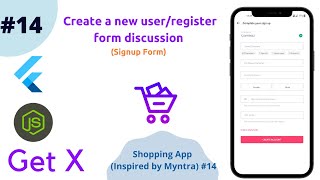 Flutter - Create new user/register form discussion || Missed feature || Shopping App #14