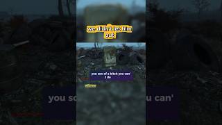 what happens when we don't take the ghoul child #fallout4 #fallout