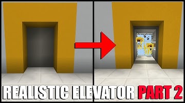 How To Make a MULTI Floor Elevator in Minecraft Part 2 (Command Block)