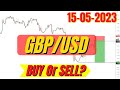 gbpusd daily & weekly chart analysis for monday 15-05-2023 | gbpusd forex trading | gbpusd intraday