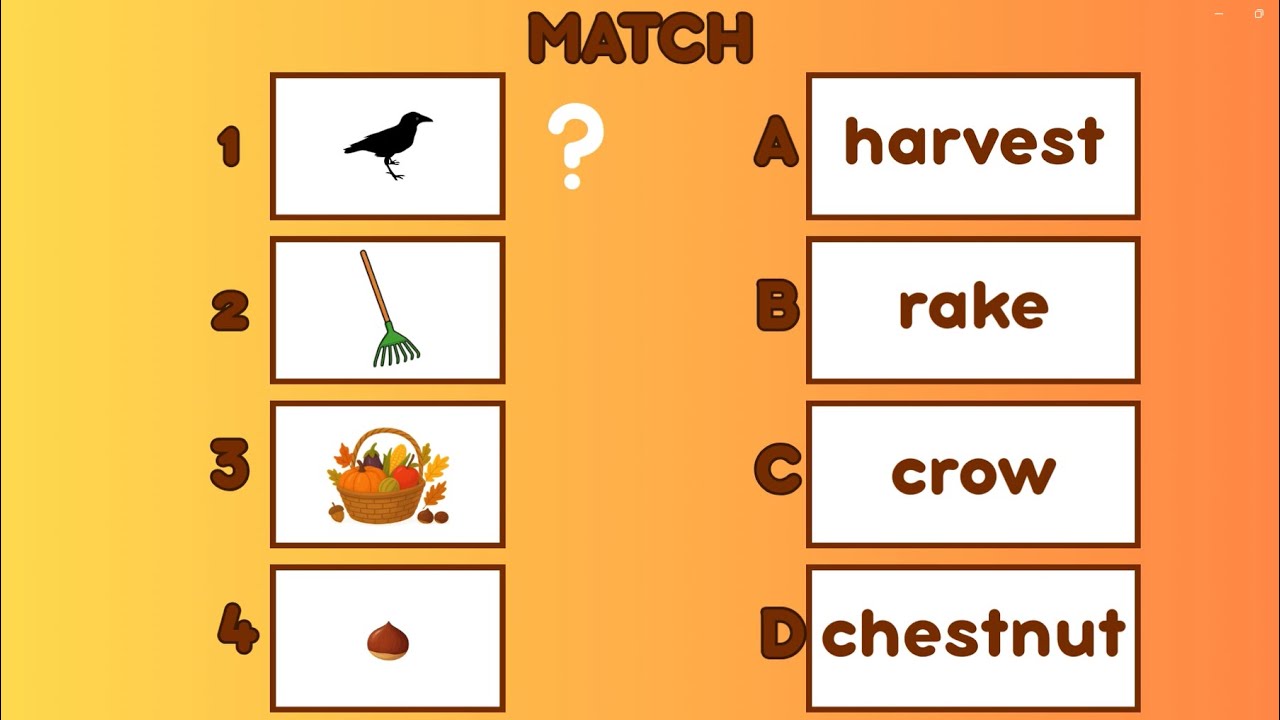 Autumn Games for kids