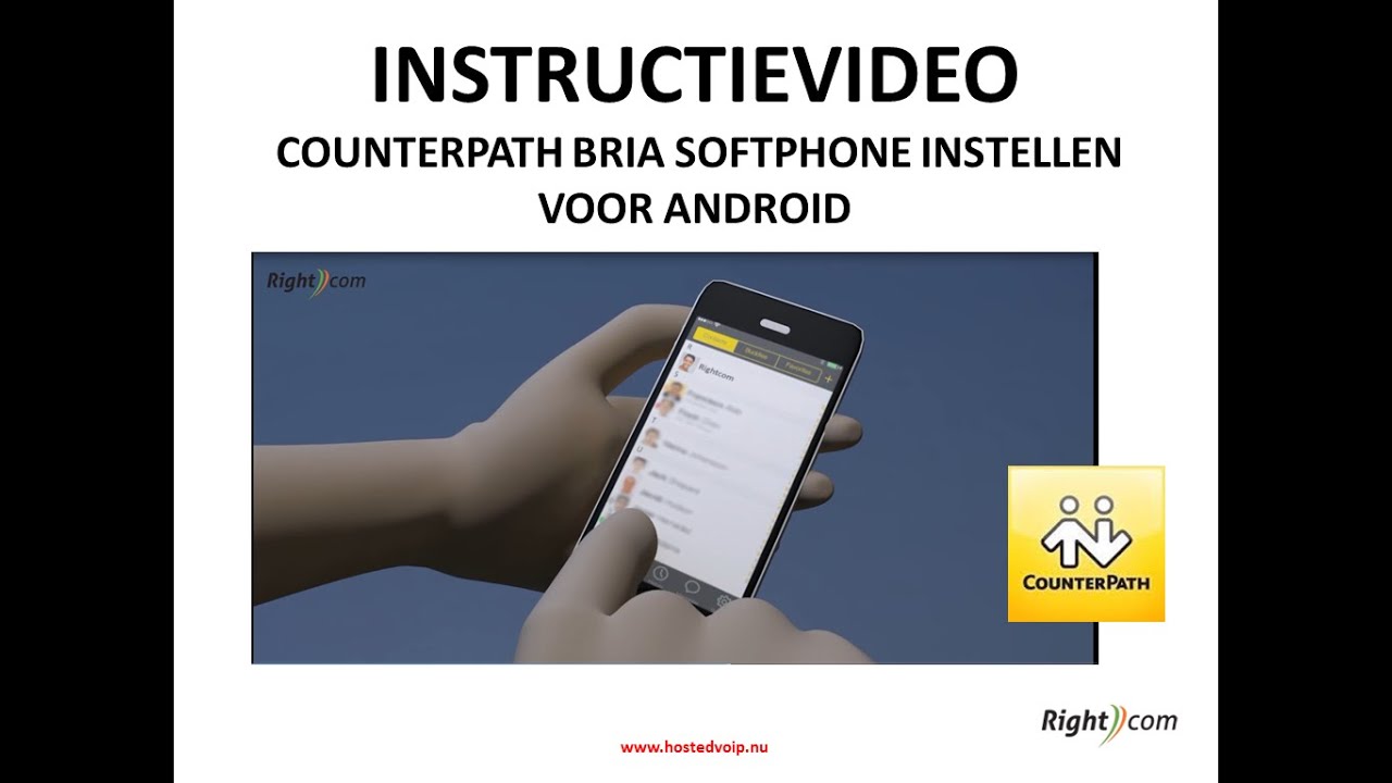 Counterpath Bria softphone aanmelden op de hosted voip centrale van ...