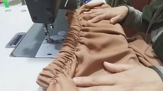 طريقة تفصيل التنورة أو الجيبة(la jupe )الطويلة بلاستيك