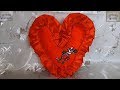 SEVDİKLERİNİZE HEDİYE EDEBİLECEĞİNİZ KALP KIRLENT YAPIMI. DKORATİF KIRLENT YAPIMI (DIY) SENDE  YAP