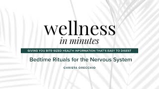 Wellness in Minutes: Bedtime Rituals for the Nervous System with Christa Orecchio
Do you struggle to fall asleep and stay asleep at night? Our favorite expert from the Food Matters Nutrition Certification Program shares her top tips for bedtime rituals to calm the nervous system and stabilize your blood sugars for a peaceful nights sleep.
Christa Orecchio is a leading holistic nutritionist dedicated to helping people use food as medicine and she is one of our most loved teachers in our Food Matters Nutrition Certification Course. She specializes in gut health, immunity, hormones and so much more.
In this Wellness In Minutes with Christa, you will learn:
Healing the nervous system
Bedtime rituals for nervous system support
Stabilizing blood sugar levels
Balancing glucose levels
Thanks for tuning into Wellness in Minutes. Head to episode 100 to hear the full interview.
Sign up for the Food Matters Podcast Newsletter here: https://bit.ly/3oiJJbs Wellness in Minutes: Bedtime Rituals for the Nervous System with Christa Orecchio
