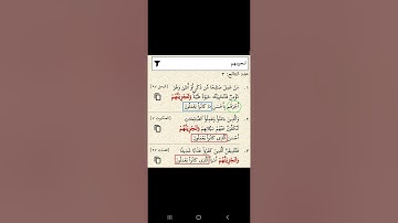 متشابهات سورة فصلت كاملة#Ähnlichkeiten Similarities Sura Fussilat