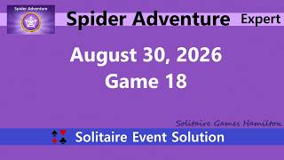 Spider Adventure Game #18 | August 30, 2026 Event | Expert screenshot 5