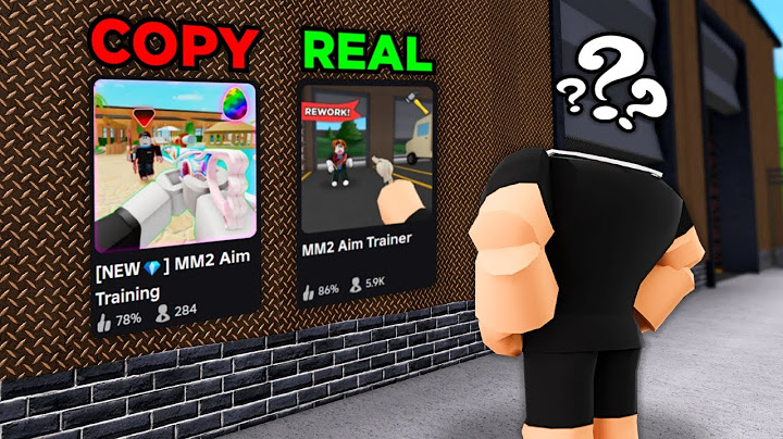 I played the WORST MM2 AIM TRAINER COPY..