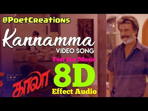 kannamma-8d-song-|-kaala-|-pradeep-kumar-|-dhee-|-santhosh-narayanan-|-pa-ranjith-|-#kannammasong