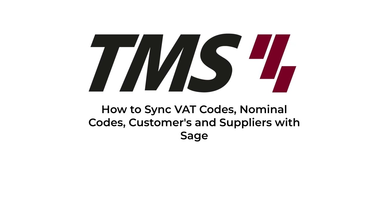 How to Sync VAT Codes, Nominal Codes, Customers and Suppliers with Sage