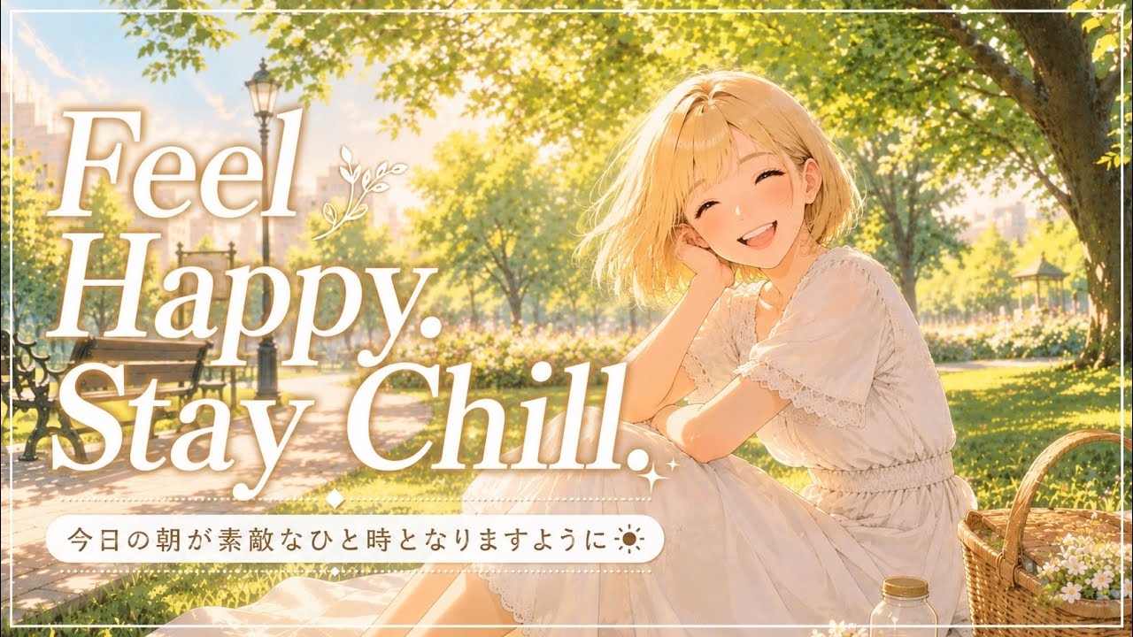 【洋楽Playlist】Happyな朝を☀️| 作業用BGM | Chill pop | チルい曲 | リラッ… — Transcript