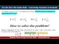 Converting Fractions and Decimals Quiz