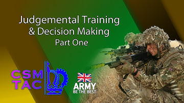 Judgemental Training and Decision Making | Part 1 | 4K