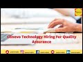 Clinevo Technology Hiring For Quality Assurance