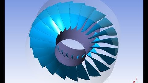 Tuto validation ANSYS CFX : simulation du rotor NASA 67 ( compresseur axial); partie 2/2