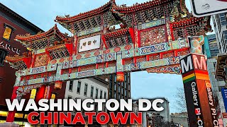 Walking Washington DC Chinatown in March 2022