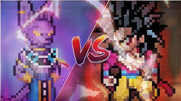 GT Goku SSJ4 V.S Beerus [Sprite animation] WITH SOUND